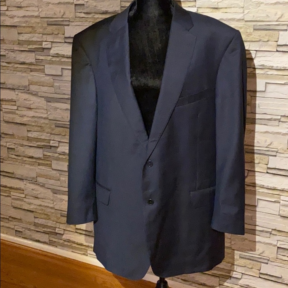 EUC Jos. A. Bank 100% wool navy 2 piece suit